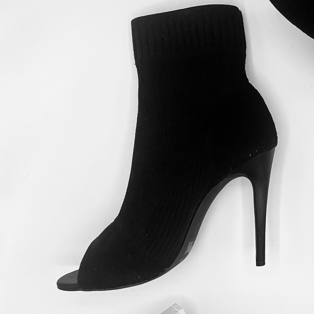 Call It Spring Black Ankle Booties - Picture 2 of 4
